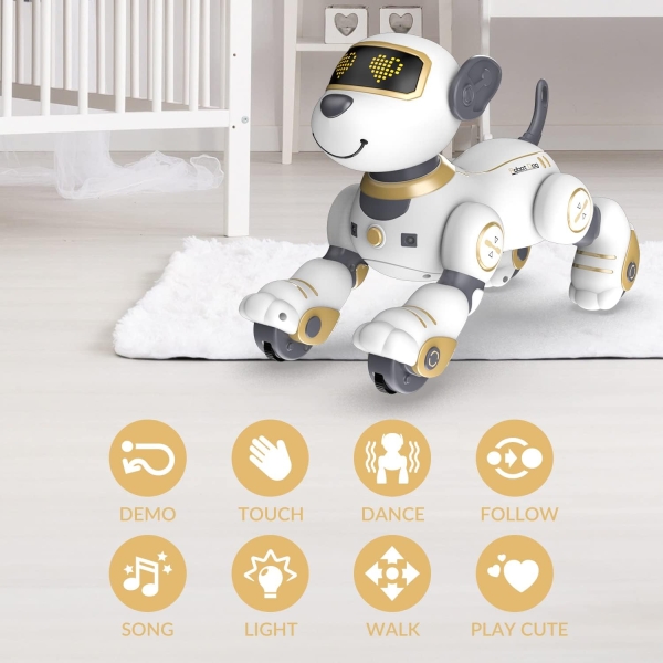 Dancing robot dog toy best sale